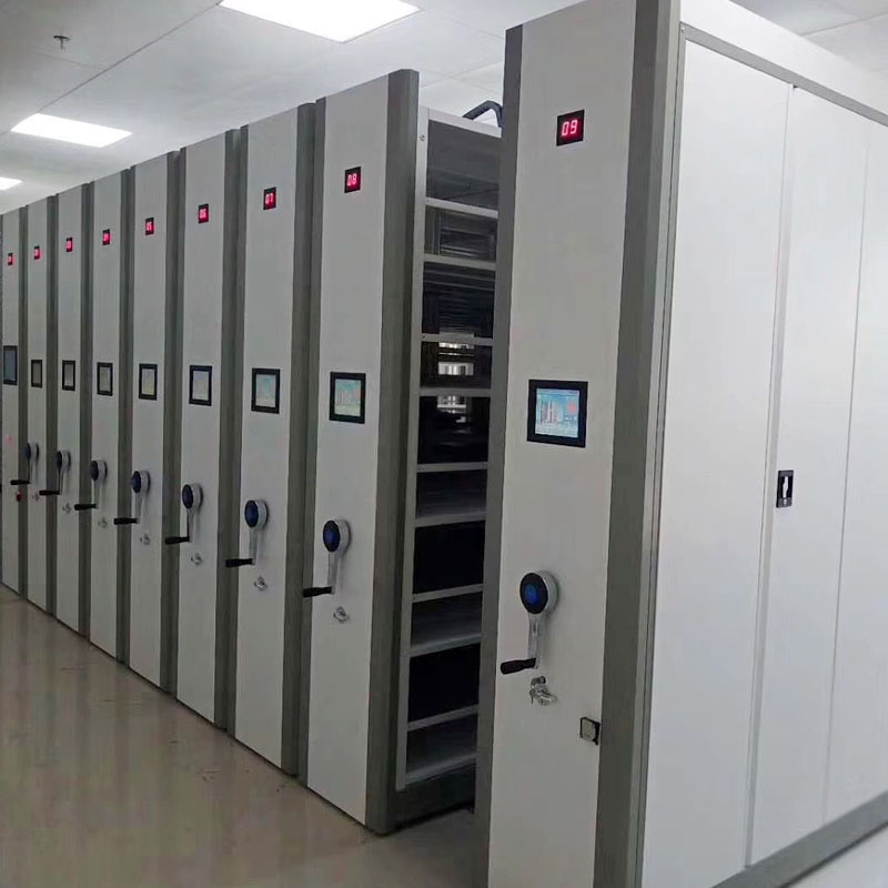 智能密集架报价 智能档案密集架定制 智能财务凭证柜 款式多样图3