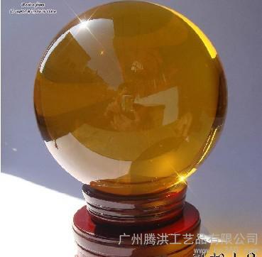 水晶球工艺品水晶球纪念品厂家 晶球礼品定做水晶球家居摆件图2