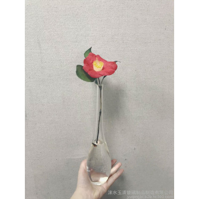 玉清 花瓶 玻璃花瓶 玻璃花插 摆件 家居摆件 玻璃工艺品 花瓶厂家