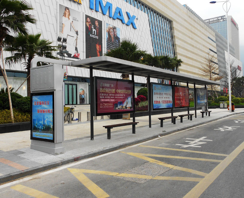 智能电子站牌,智能公交电子站牌,语音报站智能候车亭,可定制图3