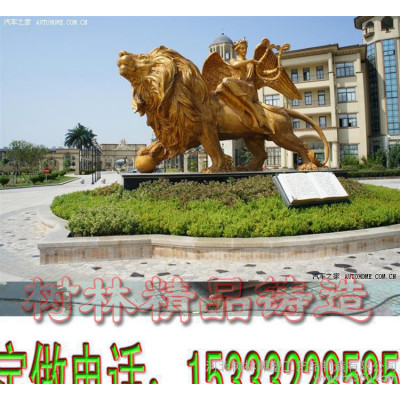 风水阁开光风水纯铜狮子摆件北京狮宫门狮助运保平安家居摆件