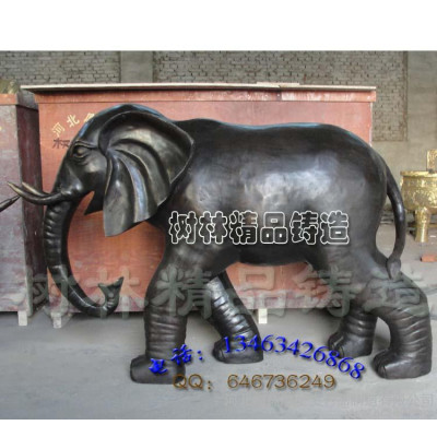 直销- 纯 铜雕工艺小礼品 风水家居摆件大象