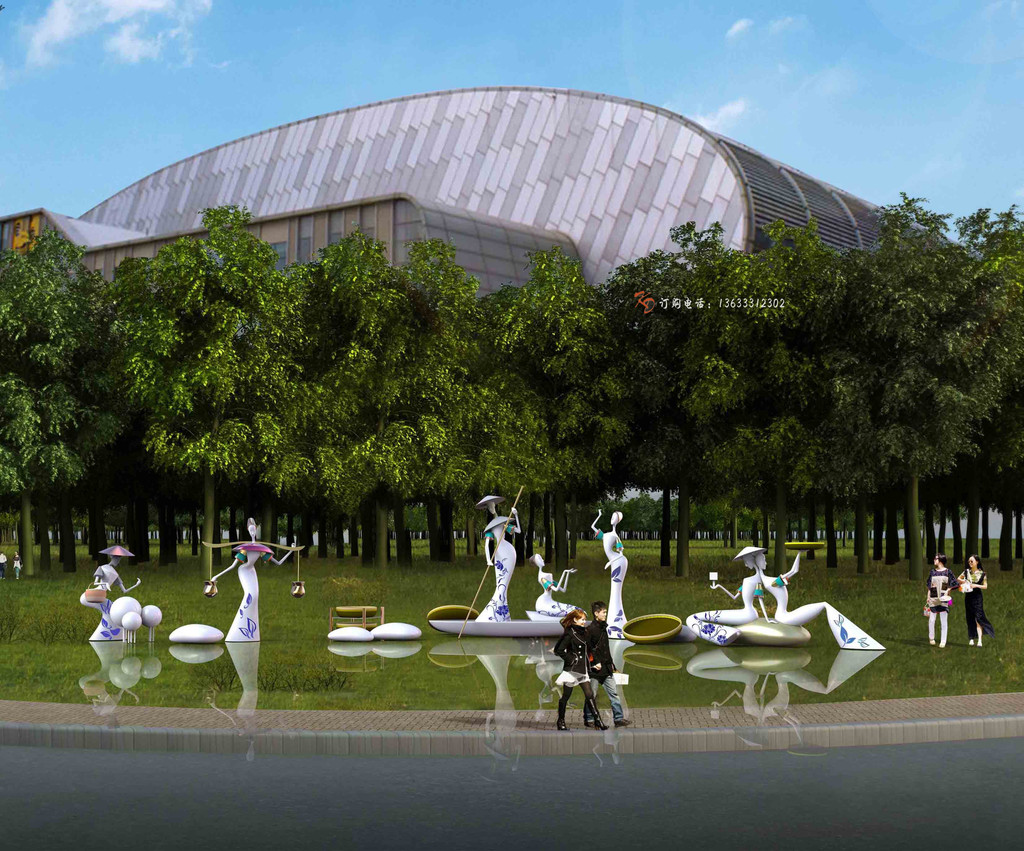 云南康大雕塑 玻璃钢农业人物文化雕塑雕塑图1