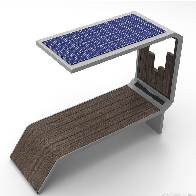 四两 带顶棚智能座椅 智慧公园座椅 SLKJ-000005图2