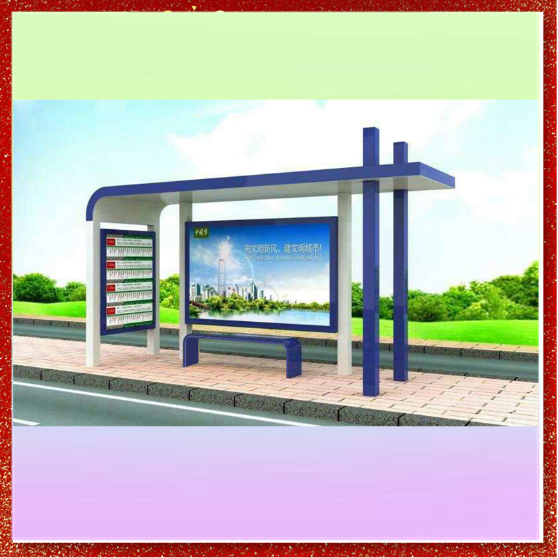 【快速出货】城市公交站台灯箱 候车亭专用广告牌图3