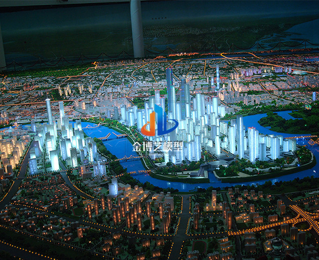 城市规划模型 城市规划模型 交通规划模型 金博艺模型定制