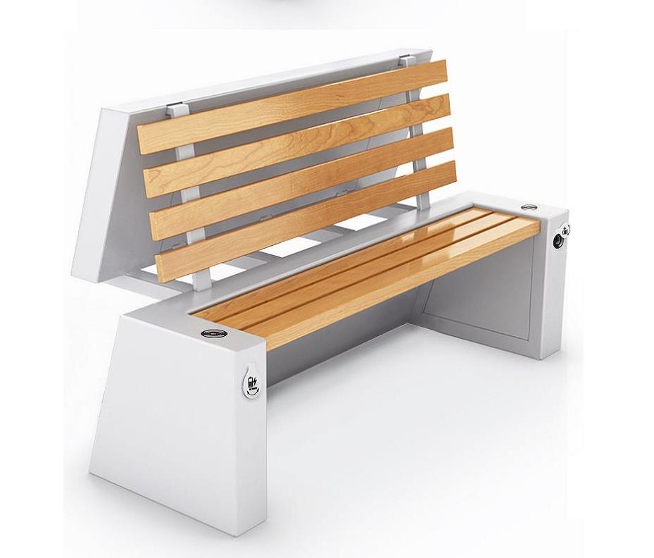 四两 社区景观凳 太阳能智慧座椅 太阳能座椅 厂家直发 接受定制图3