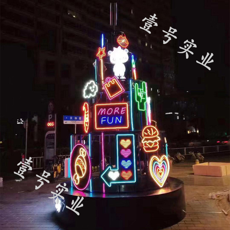 楼体亮化照明  城市景观照明 景观亮化工程 城市亮化工程灯具 户外照明工程图2