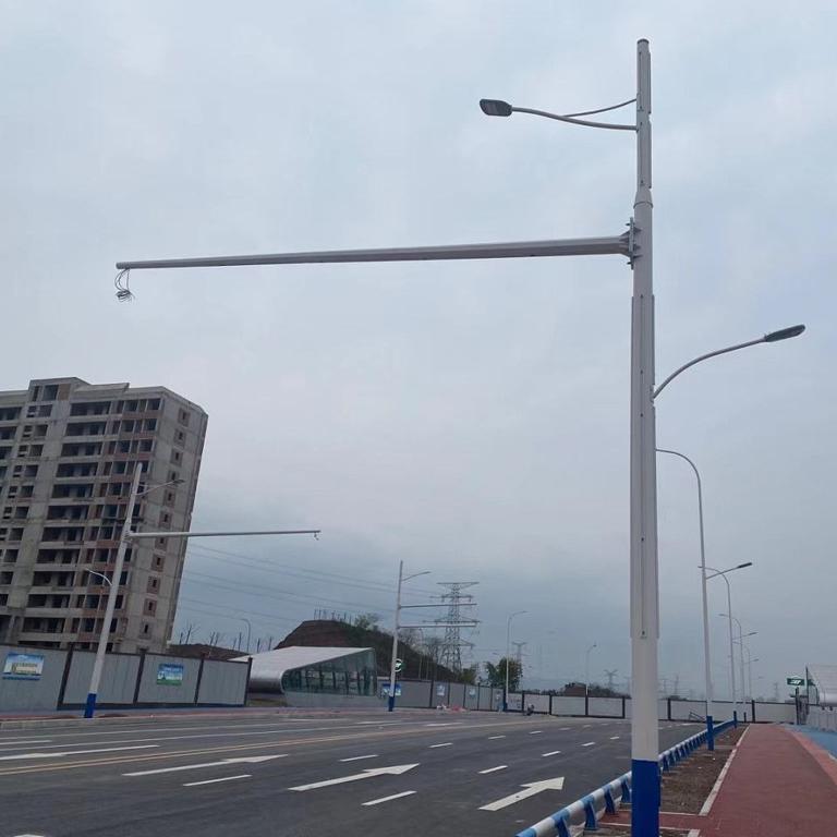 汉威 5g市政多功能太阳能 监控杆厂家 道智慧路灯,智慧路灯厂家图1