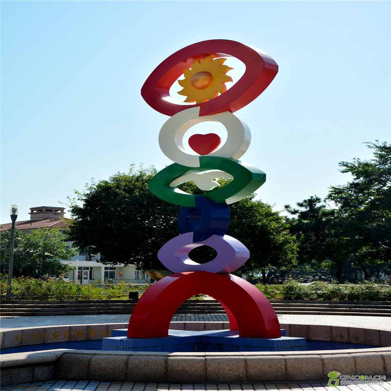 吉林不锈钢智慧眼睛雕塑厂家图1