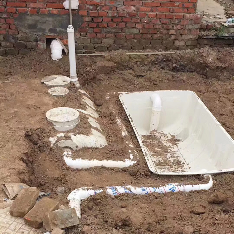 九博    农村改厕人工湿地 玻璃钢生态池 玻璃钢人工湿地图3