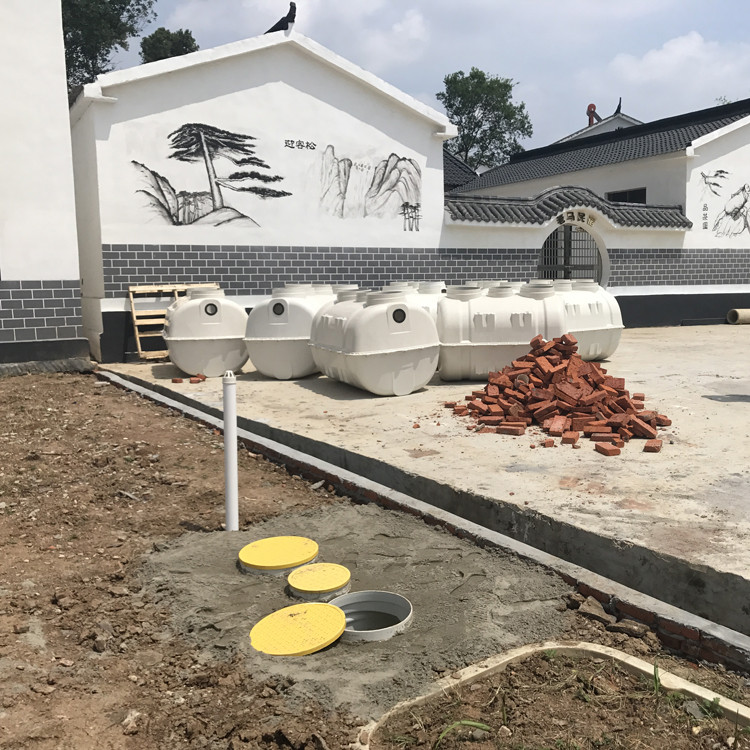 九博    农村改厕人工湿地 玻璃钢生态池 玻璃钢人工湿地图2