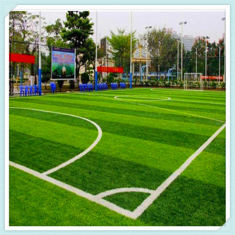 辽源 足球门场人工草皮 人造足球场草皮 幼儿园人工草图1