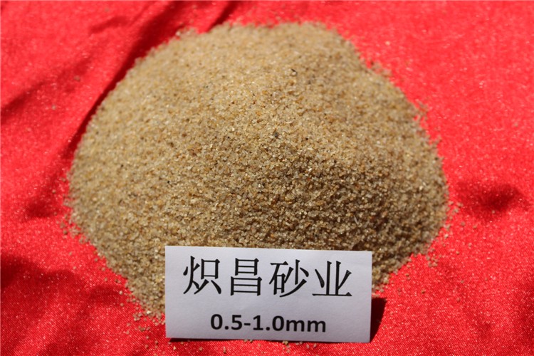 炽昌砂业30-50目 沙滩砂 人工沙滩砂图2