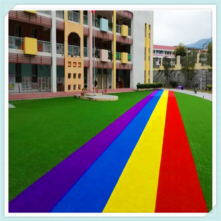 廊坊 学校操场人工草皮 操场人造草 足球场人工草皮图3