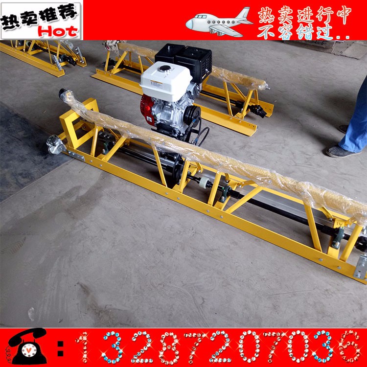 节省人工混凝土路面摊铺整平机直销 滚轴摊铺机 人工摊铺整平机图2