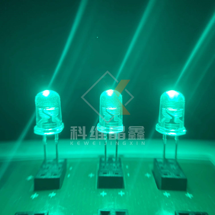F5圆头交通绿光500波长LED交通人行信号灯灯珠图2