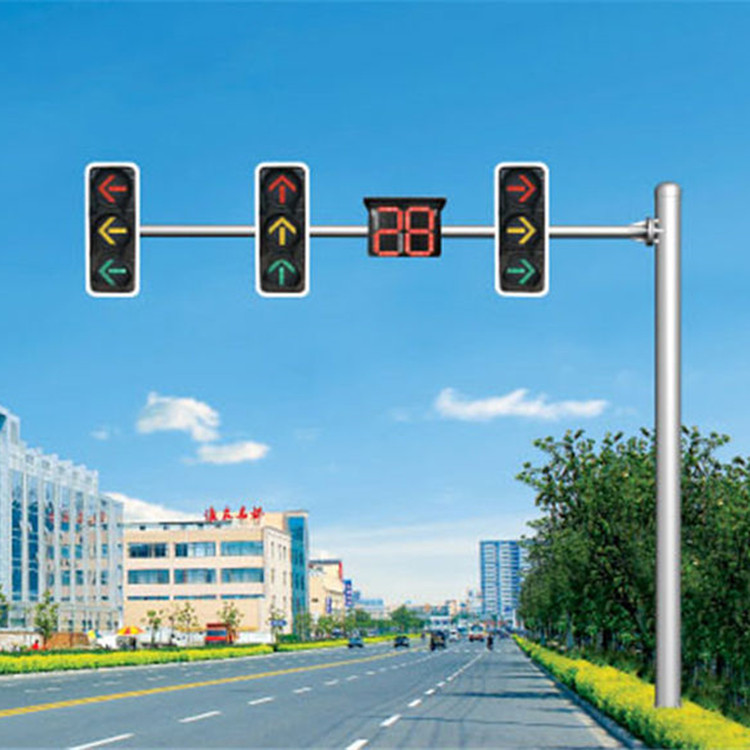 生产加工交通信号灯 框架式交通红绿灯 led信号灯杆 交通指示灯 机动车信号灯 交通信号灯厂家图1