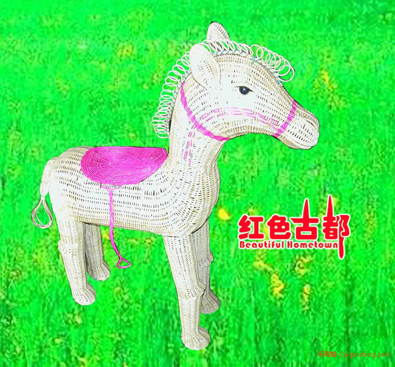 藤工艺品-藤编小猪篮3