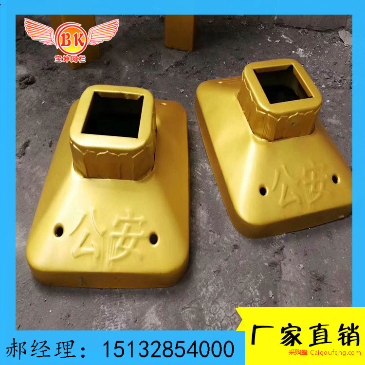 湖北恩施交通护栏水泥底座 水泥底座 可定制